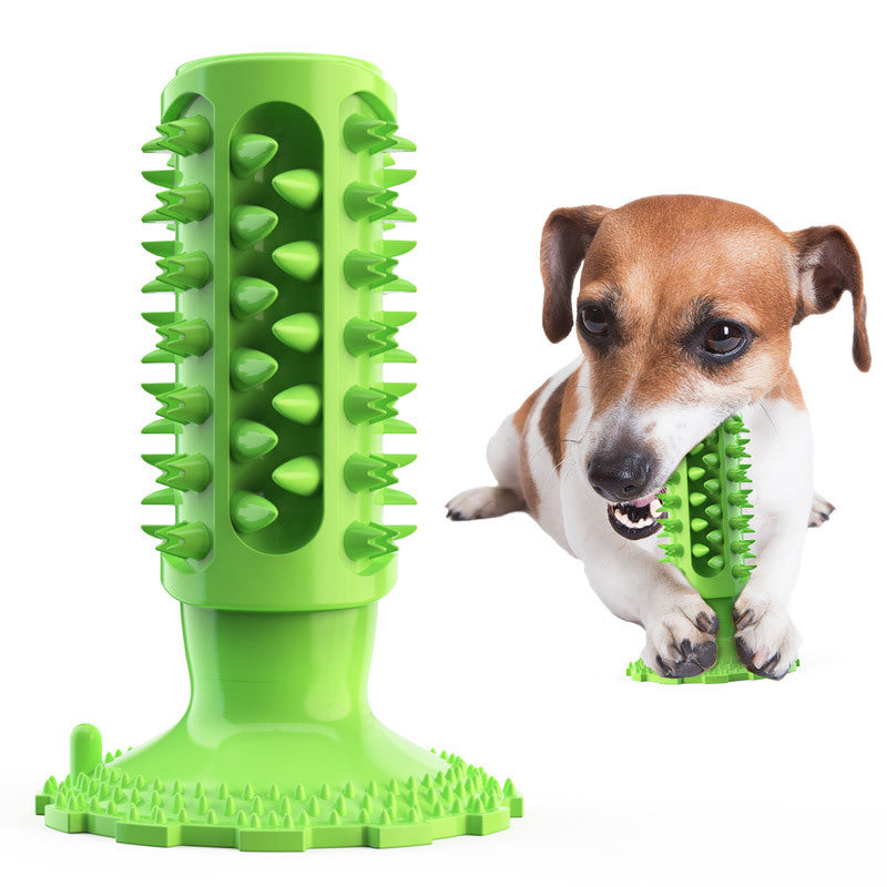 Green Teeth Cleaning Dog Bite Toy