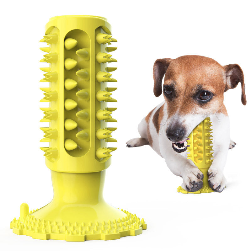 Yellow Teeth Cleaning Dog Bite Toy