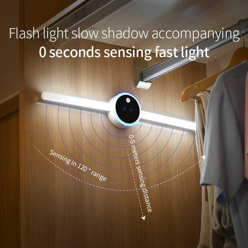 Removable LED Smart Cabinet Lamp, Timer and Clock