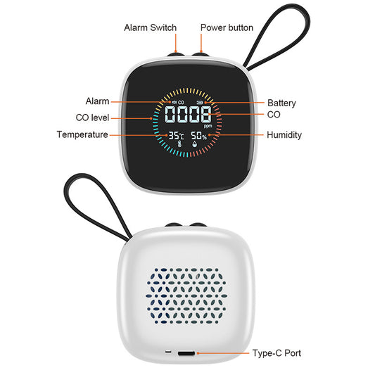 Carbon Monoxide Detector: 3-in-1