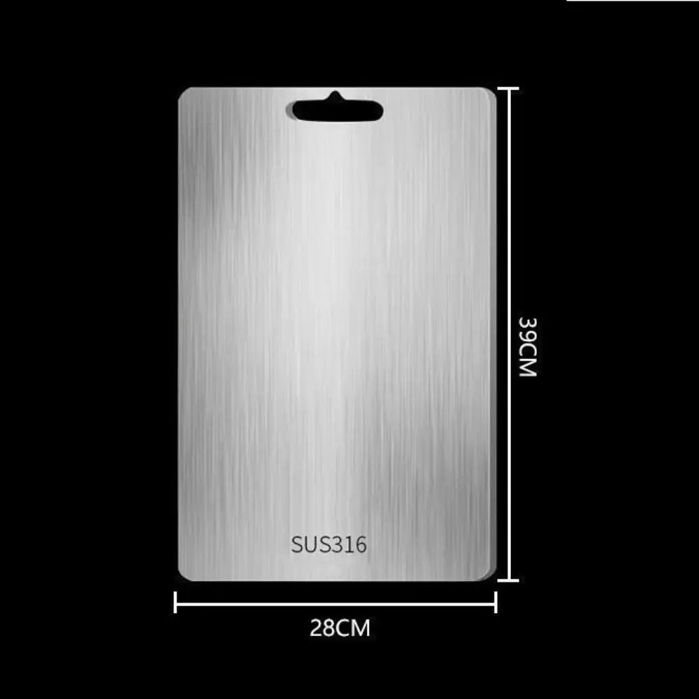 Stainless Steel Cutting Board - Antibacterial & Mildew-Proof