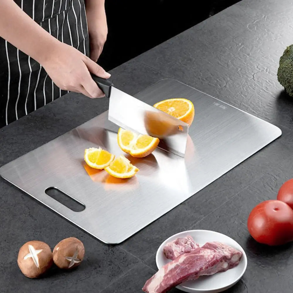 Stainless Steel Cutting Board - Antibacterial & Mildew-Proof