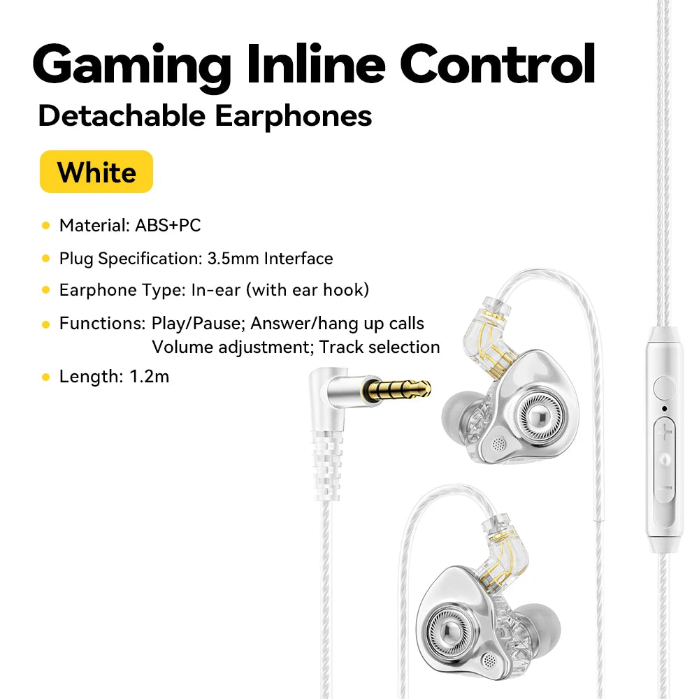 3.5mm Essager Wired In-Ear Headphones with Mic