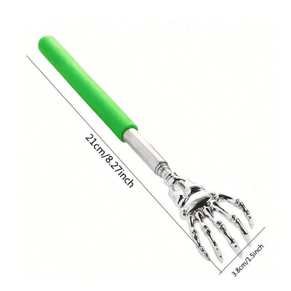 Portable Extendable Back Scratcher – Stainless Steel Telescopic Back Massager for Humans & Pets