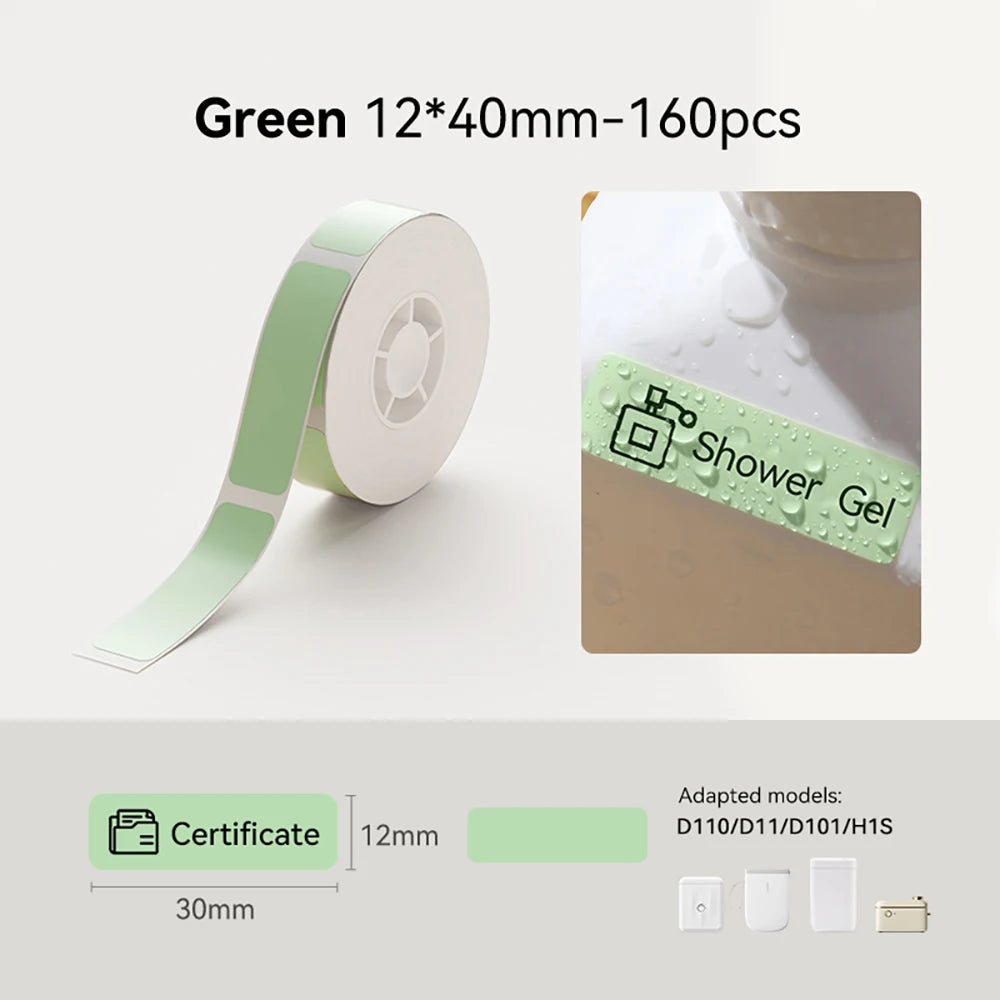 Premium Bluetooth Portable Label Printer – USB Rechargeable & Inkless for iOS/Android