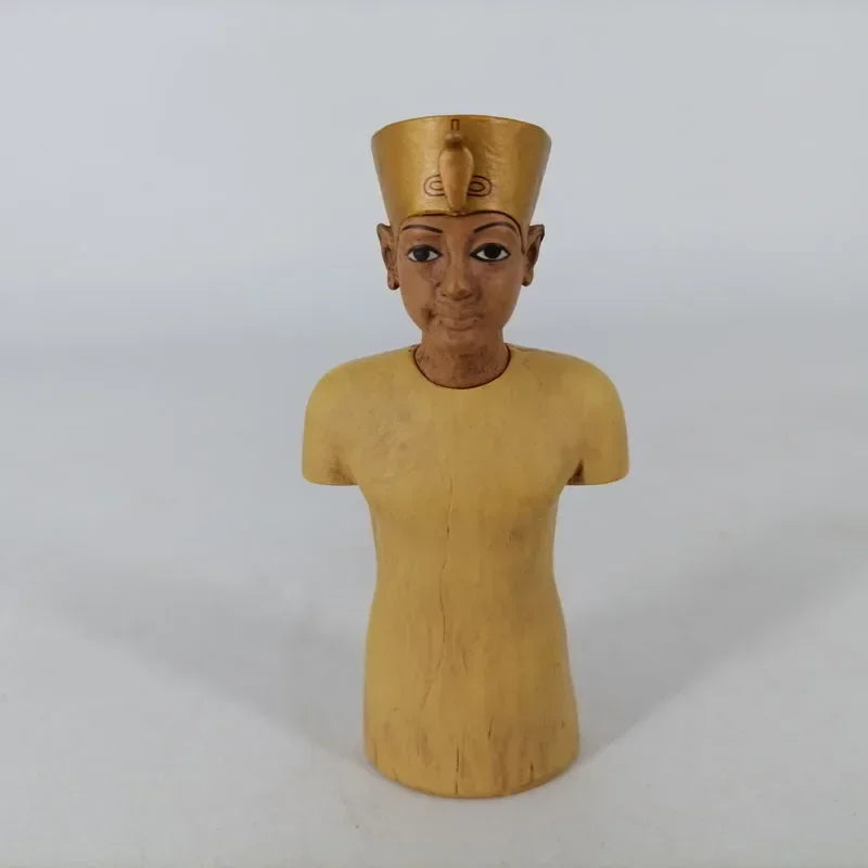 Egyptian Pharaoh Pyramid Statues