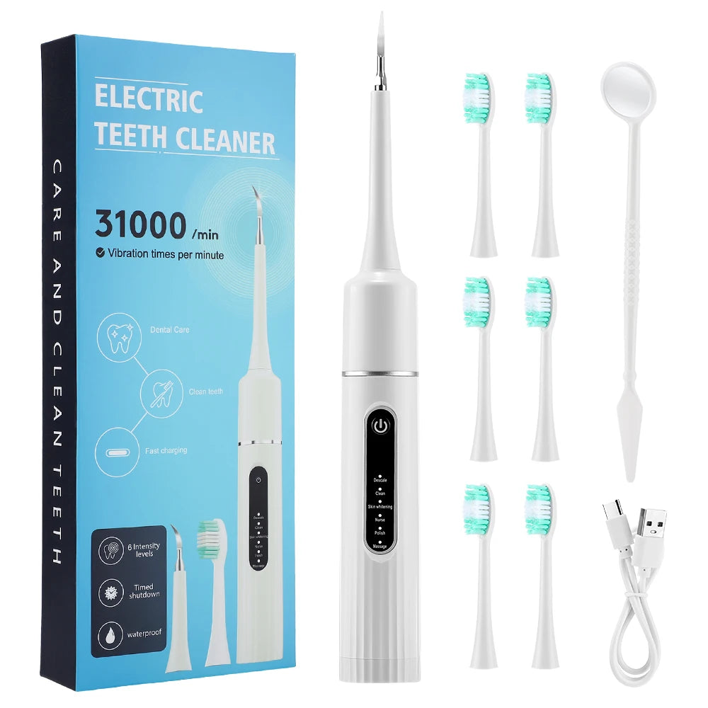 Teeth Whitening Sonic Scaler: Removes Plaque, Calculus, and Stains