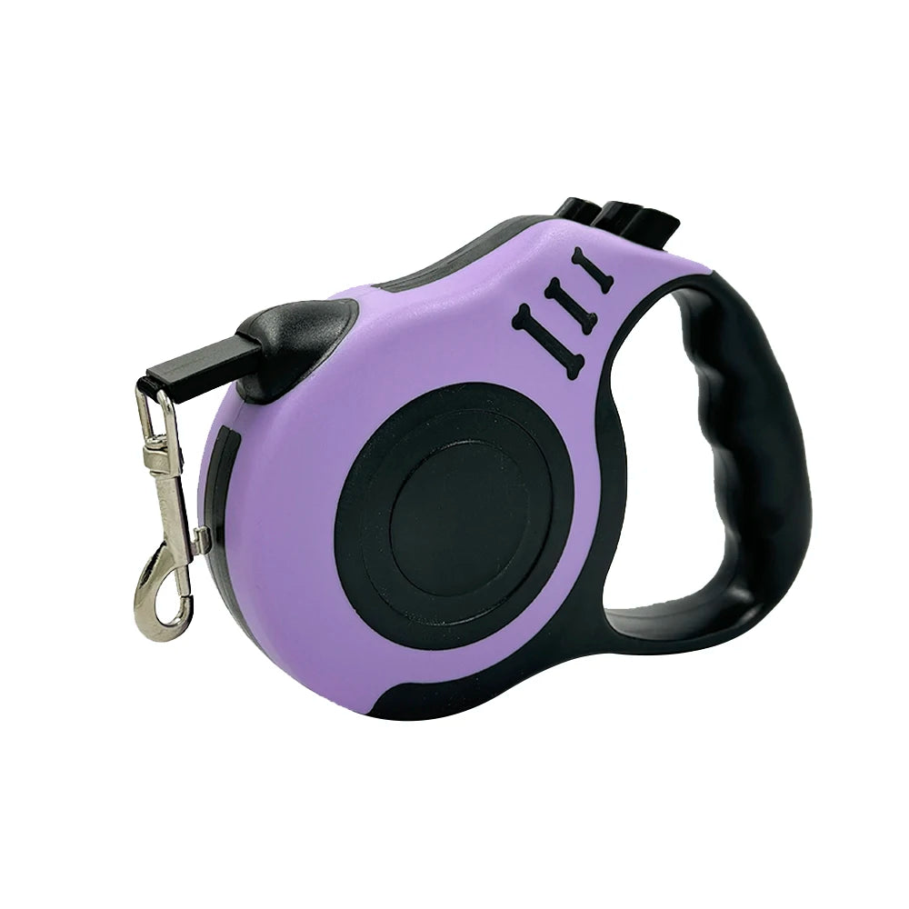 Retractable Dog Leash – 3m/5m Strong Nylon Lead for Small & Medium Dogs and Cats