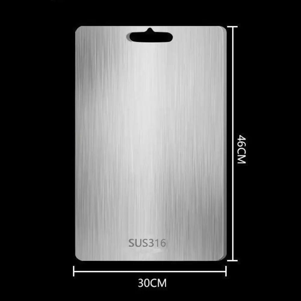 Stainless Steel Cutting Board - Antibacterial & Mildew-Proof
