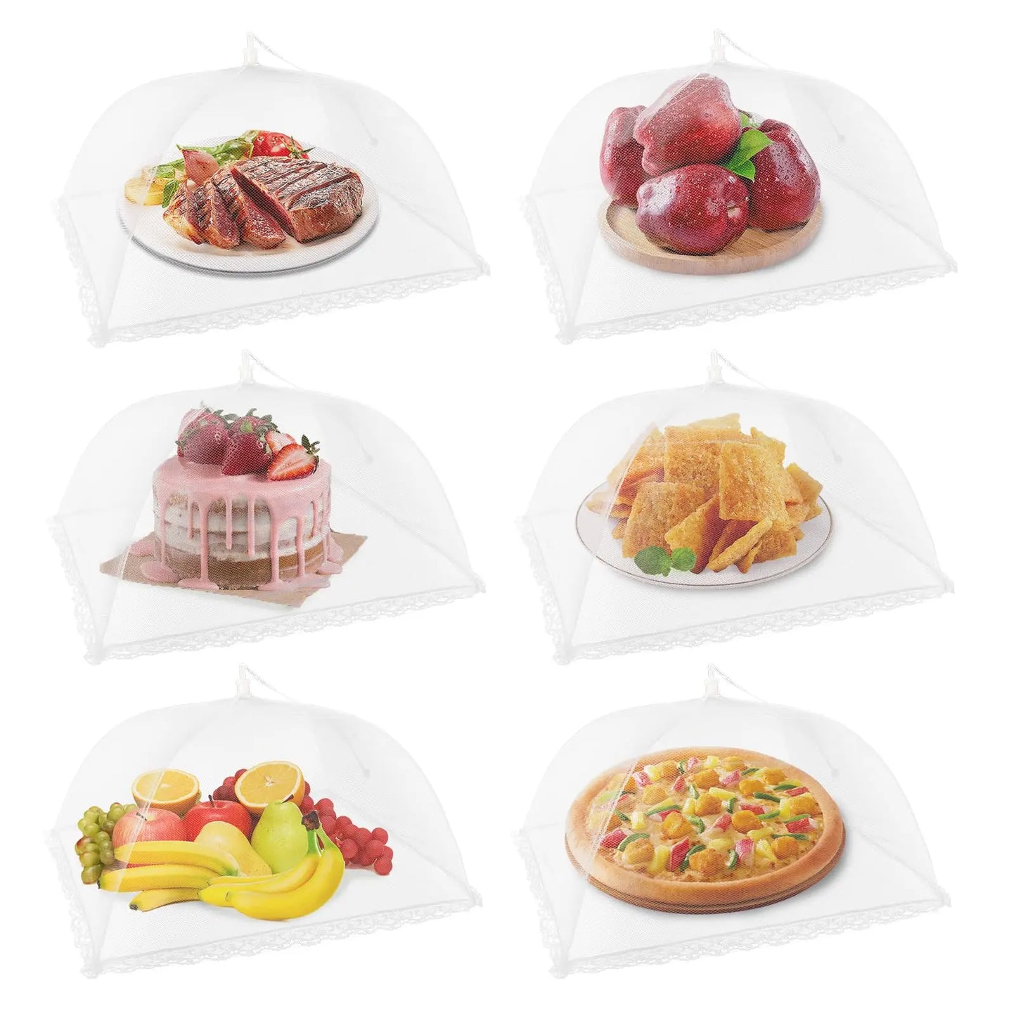 Outdoor Food Covers – 17x17 Inch Collapsible Mesh Tents