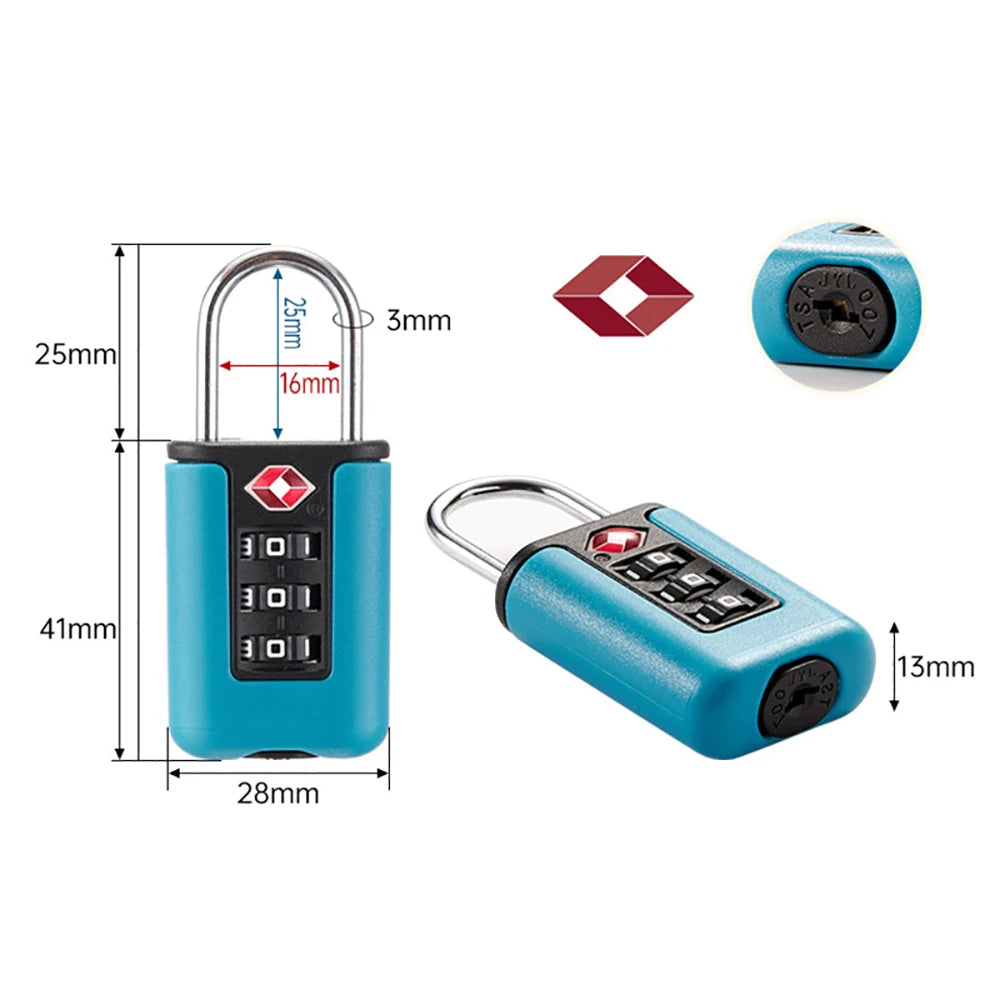 PHONEPACE 3-Digit Combination Luggage Lock