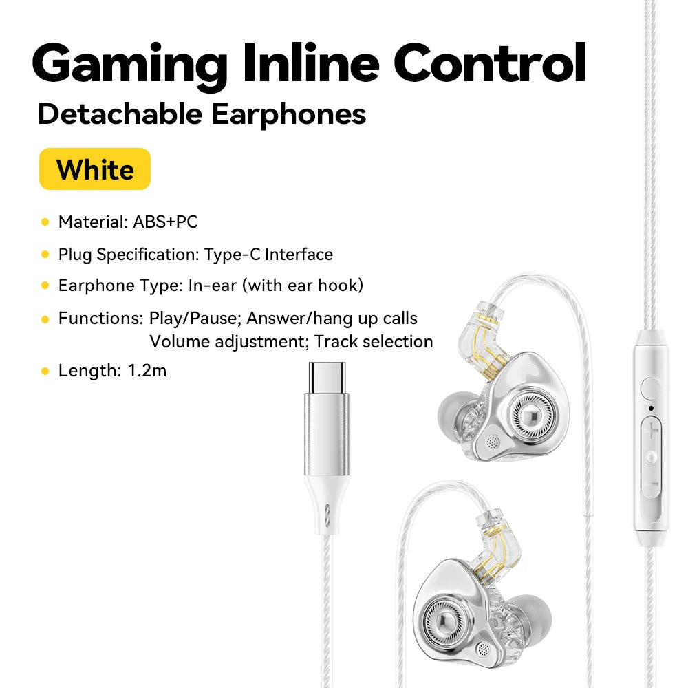 3.5mm Essager Wired In-Ear Headphones with Mic