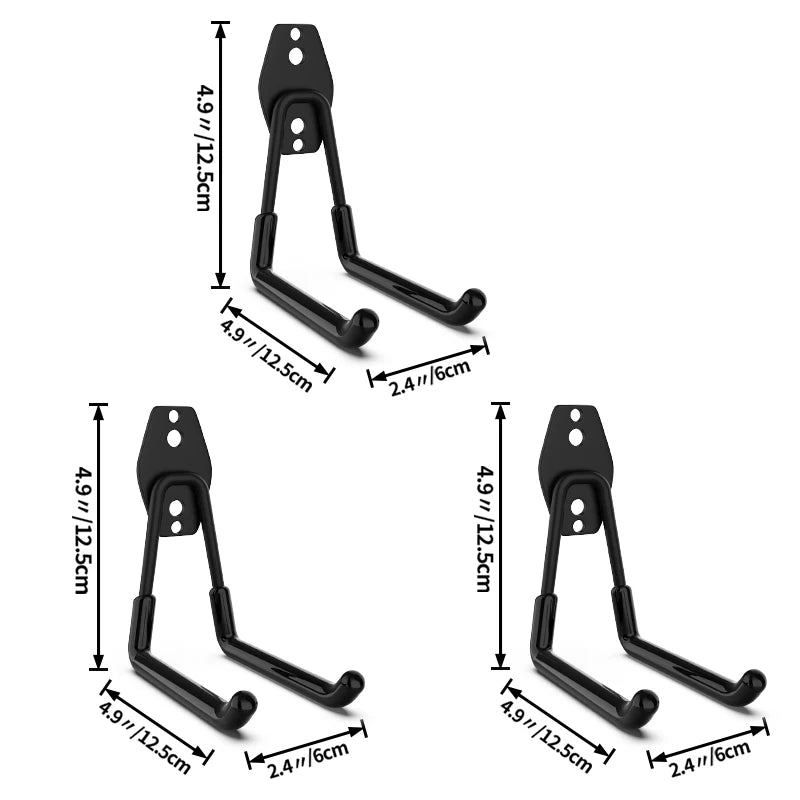 Heavy Duty Garage Hook - Wall Mount Storage