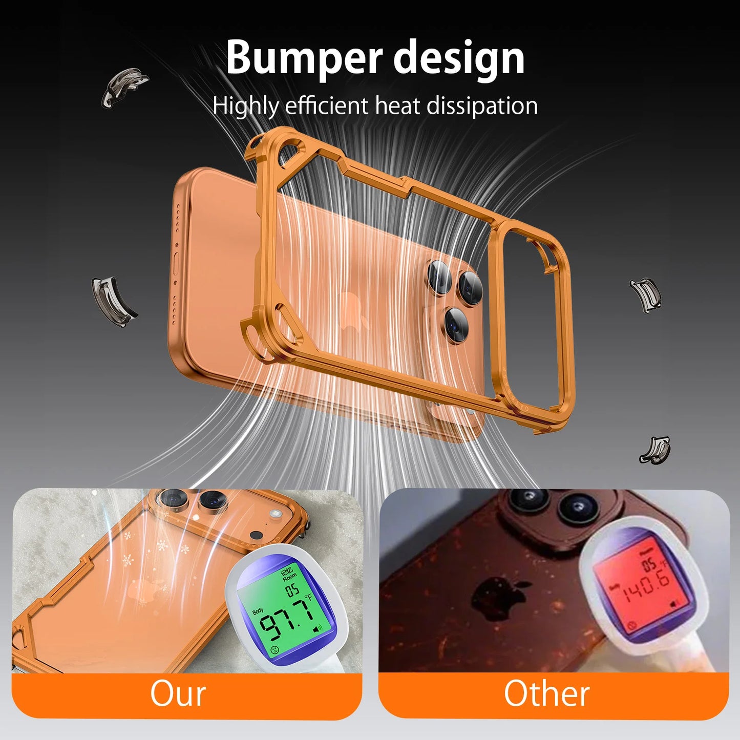 Ultra-Thin Metal iPhone 17 Pro/Pro Max & 17 Air Case