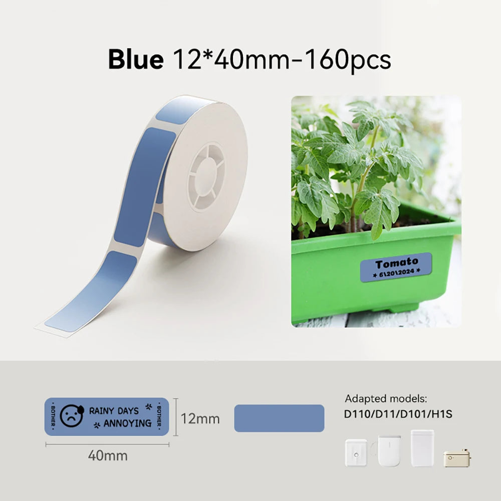 Premium Bluetooth Portable Label Printer – USB Rechargeable & Inkless for iOS/Android