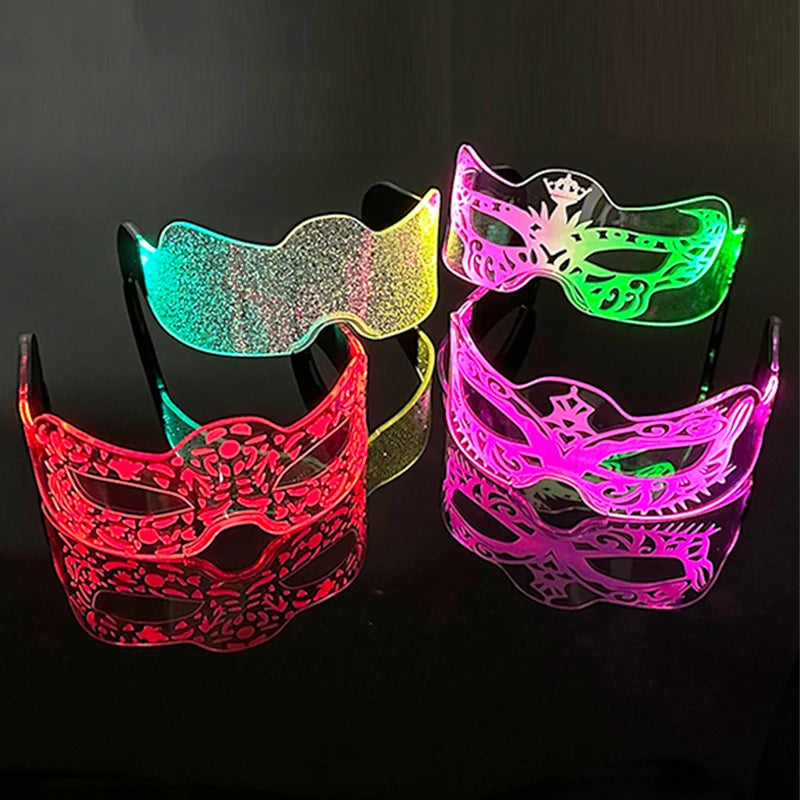 Unisex Acrylic Light Up Glasses for Parties & Events