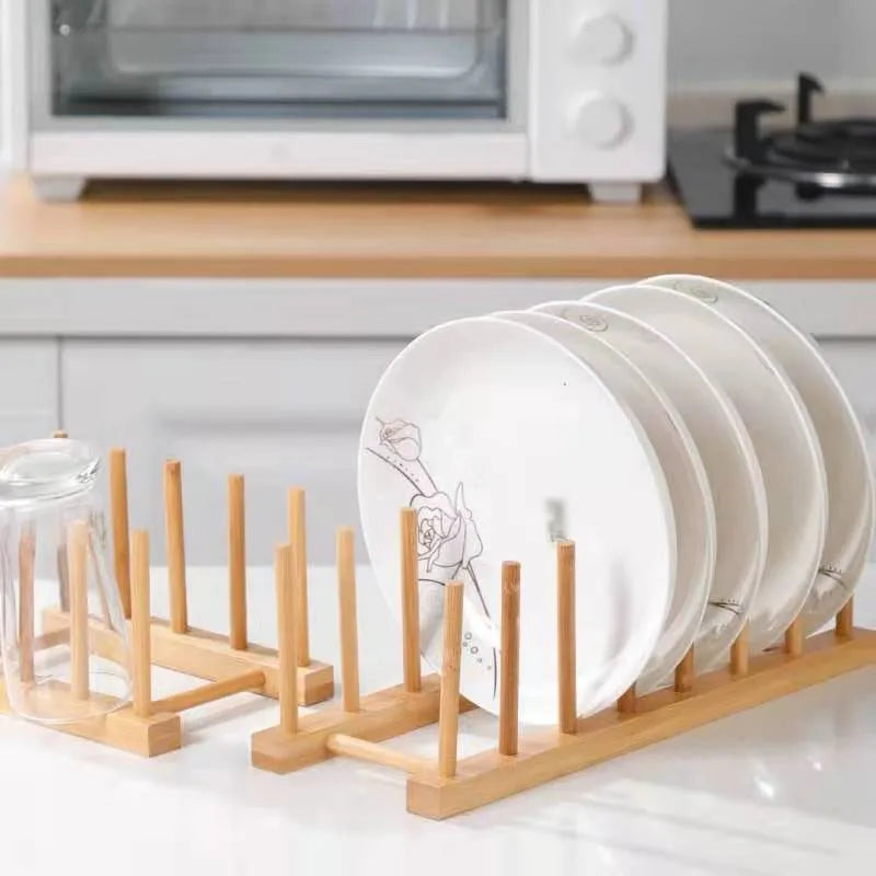 Wooden Kitchen Dish Drying Rack