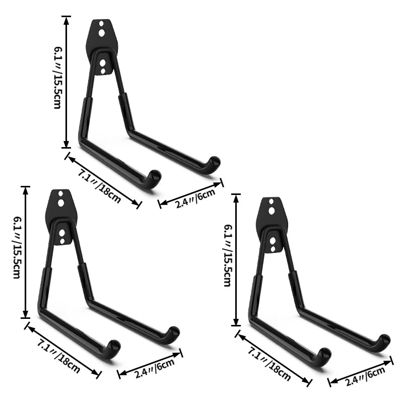 Heavy Duty Garage Hook - Wall Mount Storage