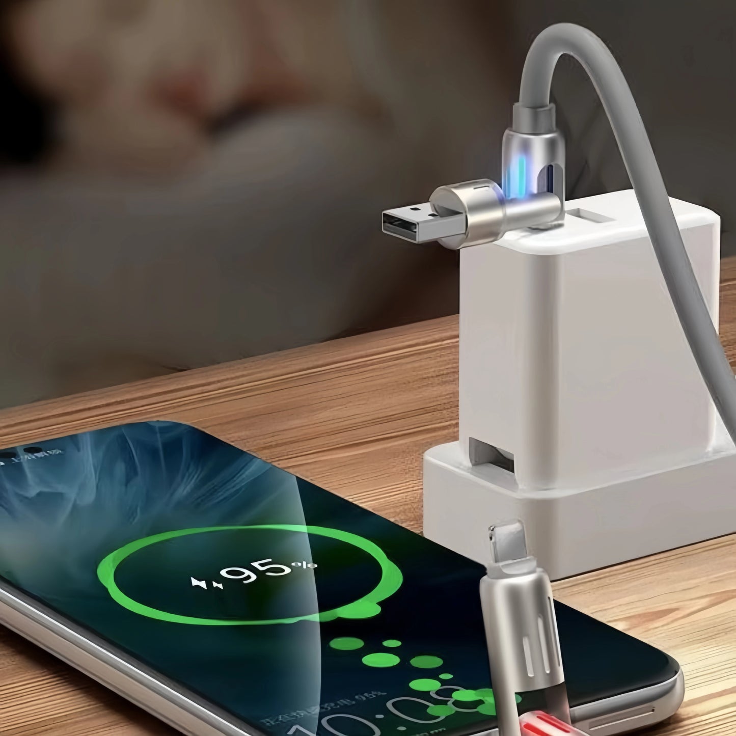 4-in-1 USB Type-C Fast Charging Cable with Ultra-Fast Data Transfer