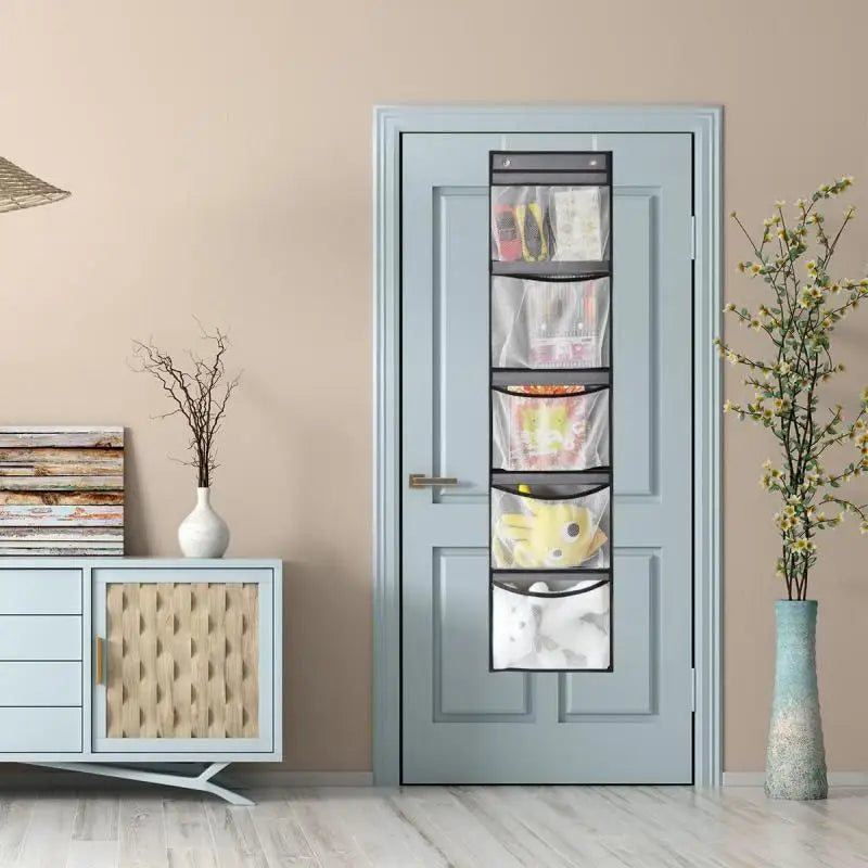 Over-the-Door Organizer: 5-10 Pocket Hanging Storage
