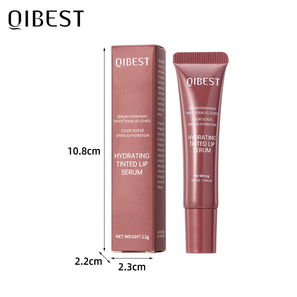 QIBEST Crystal Jelly Lip Oil – Hydrating Tinted Lip Gloss & Lip Balm