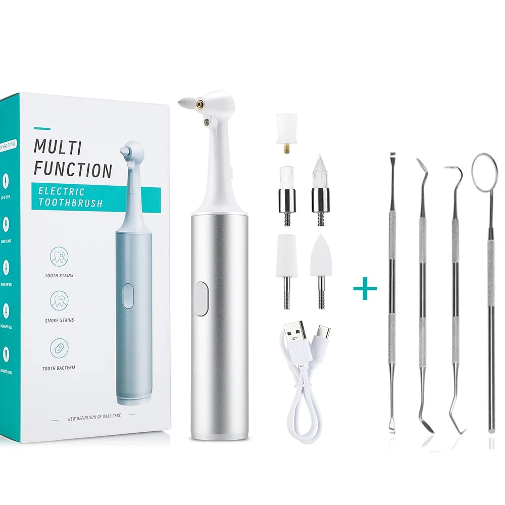 5-in-1 Electric Tooth Polisher: USB Rechargeable