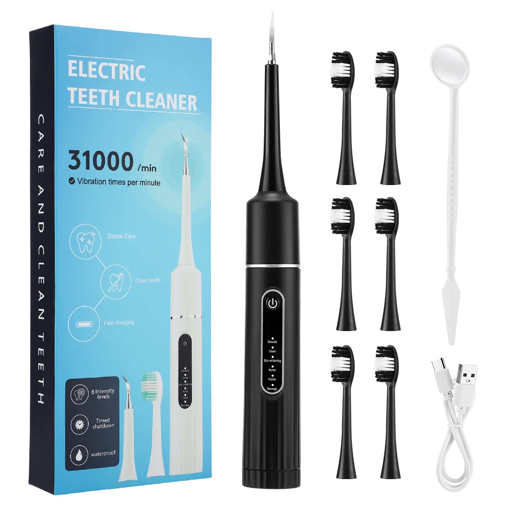 Teeth Whitening Sonic Scaler: Removes Plaque, Calculus, and Stains