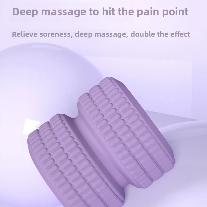28-Wheel Annular Leg Clamp Massager – Anti-Cellulite Slimming Body Roller