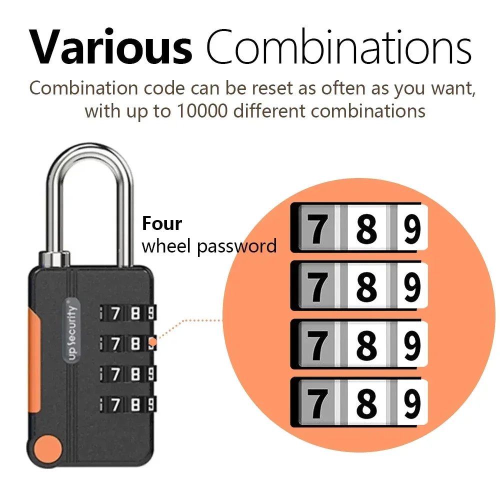 Combination Lock for Backpacks, Cases, and Luggage
