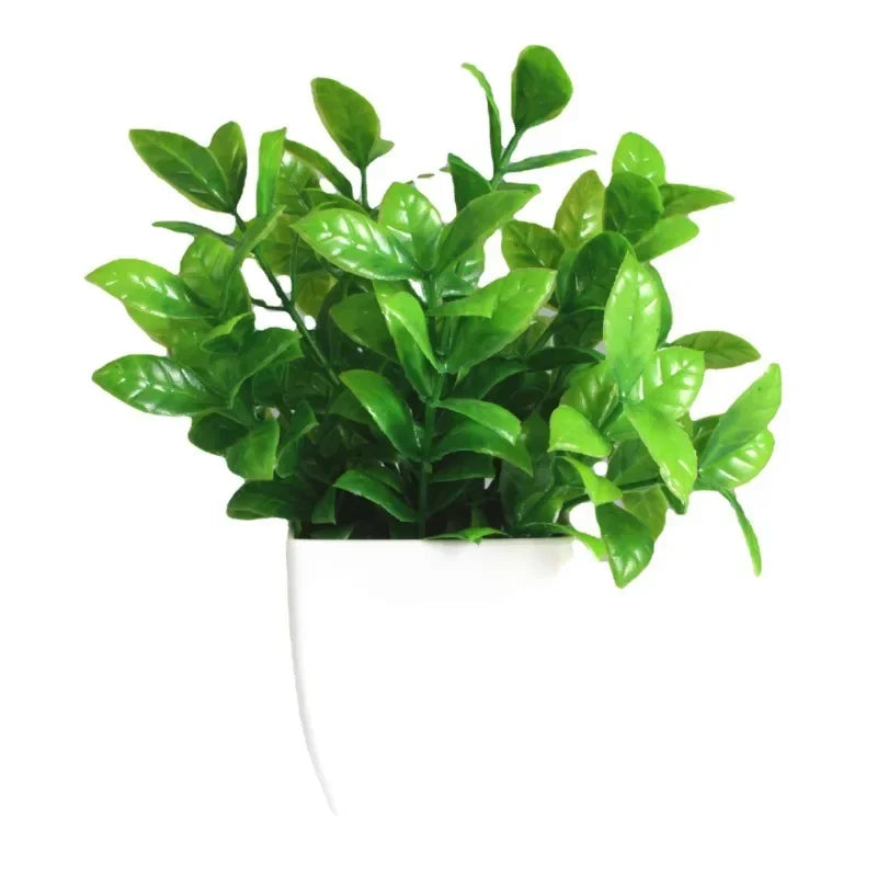 Artificial Bonsai Eucalyptus Plant – Fake Potted Greenery for Indoor, Outdoor, Home & Garden Décor