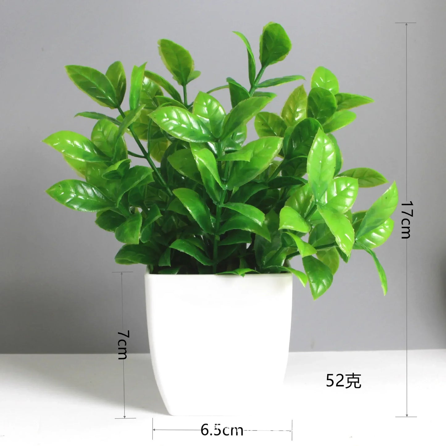 Artificial Bonsai Eucalyptus Plant – Fake Potted Greenery for Indoor, Outdoor, Home & Garden Décor