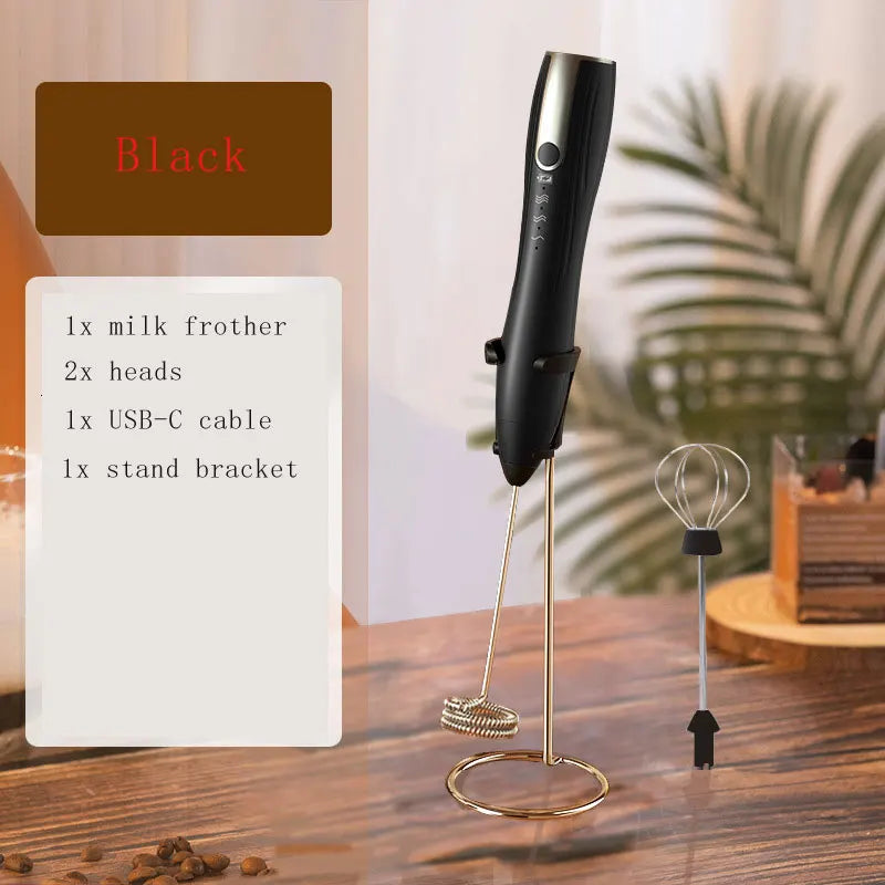 Handheld Milk Frother - Electric & Rechargeable