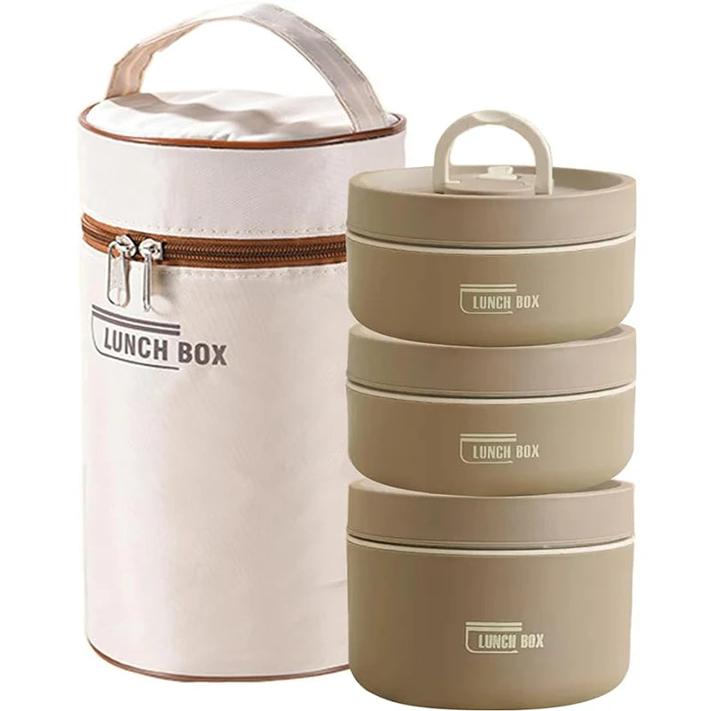 3-Piece Insulated Lunch Container Set