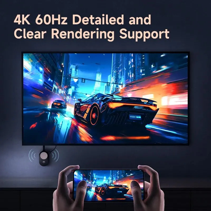 Hagibis 4K Wireless HDMI Display Adapter - Laptop/Phone to TV/Projector