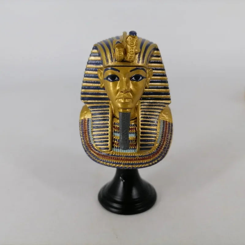 Egyptian Pharaoh Pyramid Statues