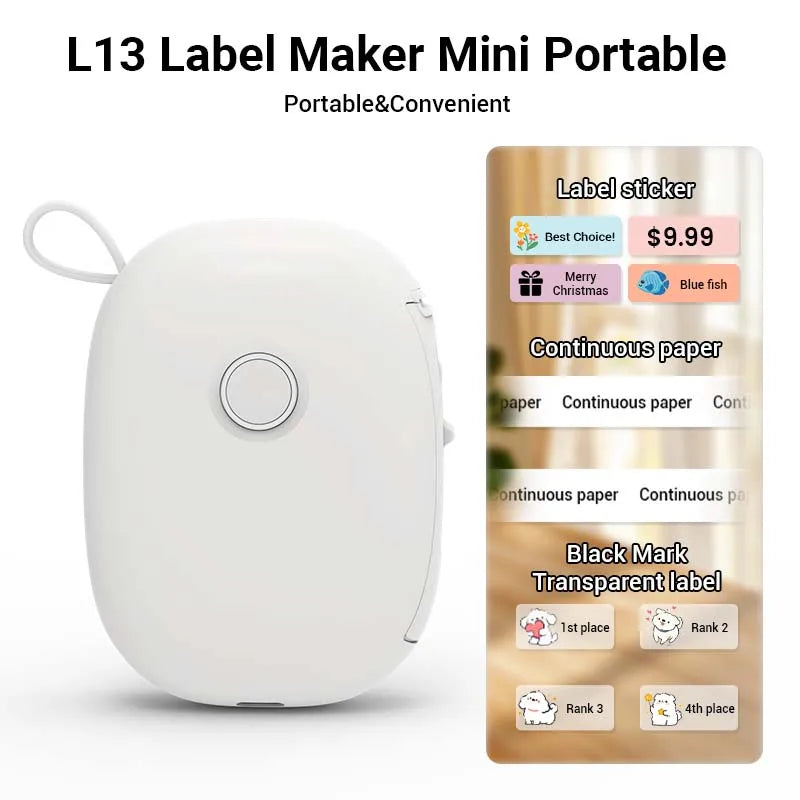 Mini Thermal Label Printer