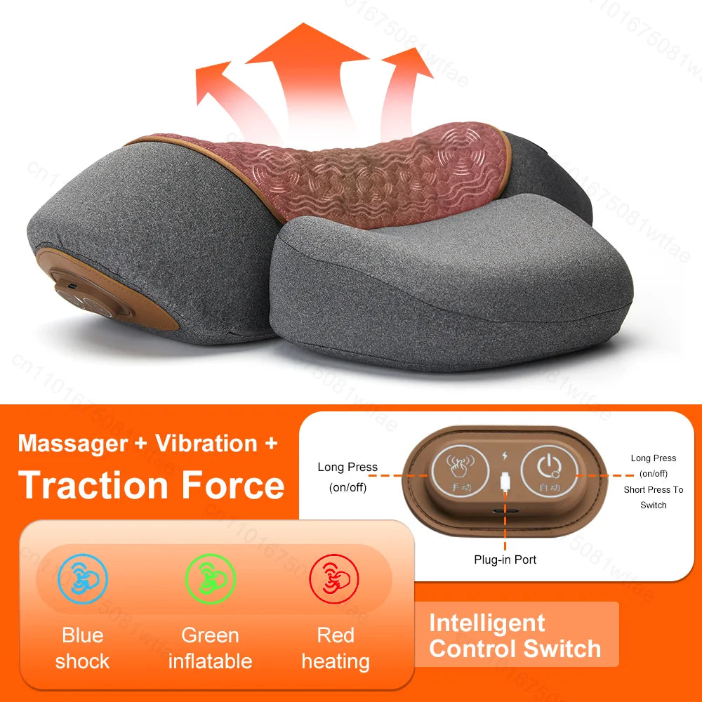 3-in-1 Electric Neck Massager Pillow