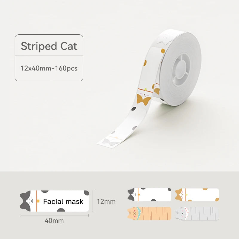 Premium Bluetooth Portable Label Printer – USB Rechargeable & Inkless for iOS/Android