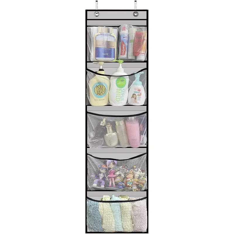 Over-the-Door Organizer: 5-10 Pocket Hanging Storage