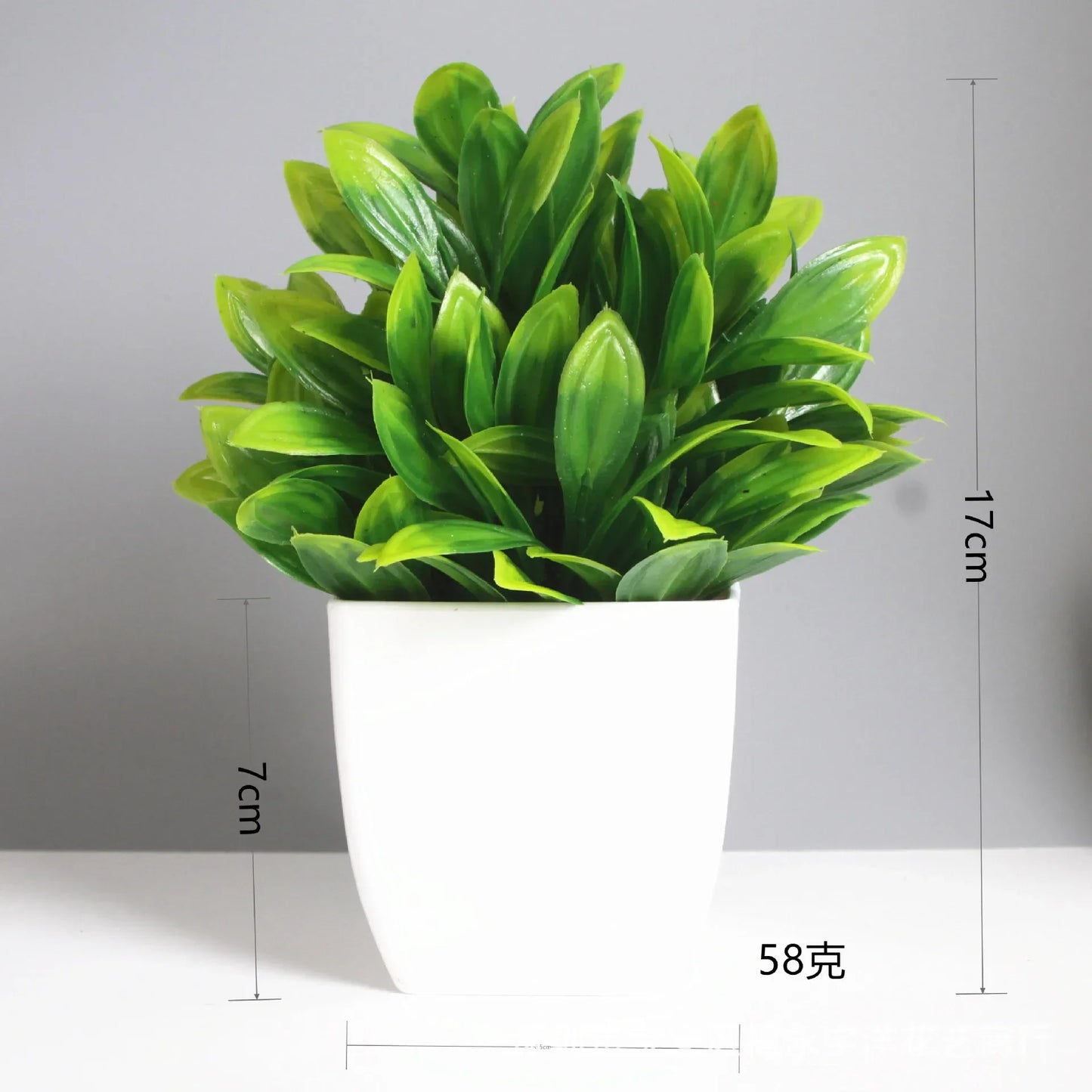 Artificial Bonsai Eucalyptus Plant – Fake Potted Greenery for Indoor, Outdoor, Home & Garden Décor