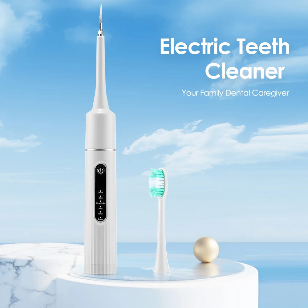 Teeth Whitening Sonic Scaler: Removes Plaque, Calculus, and Stains