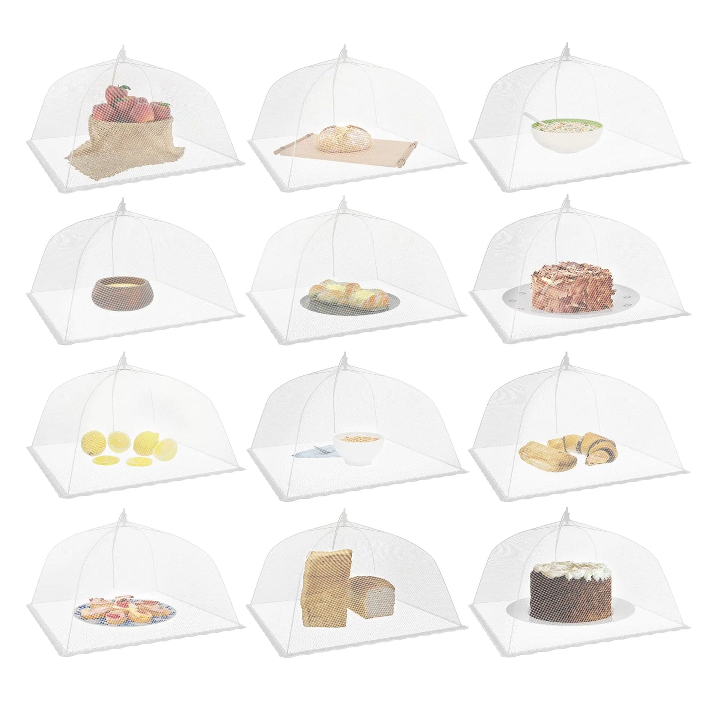 Outdoor Food Covers – 17x17 Inch Collapsible Mesh Tents