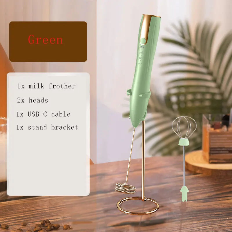 Handheld Milk Frother - Electric & Rechargeable