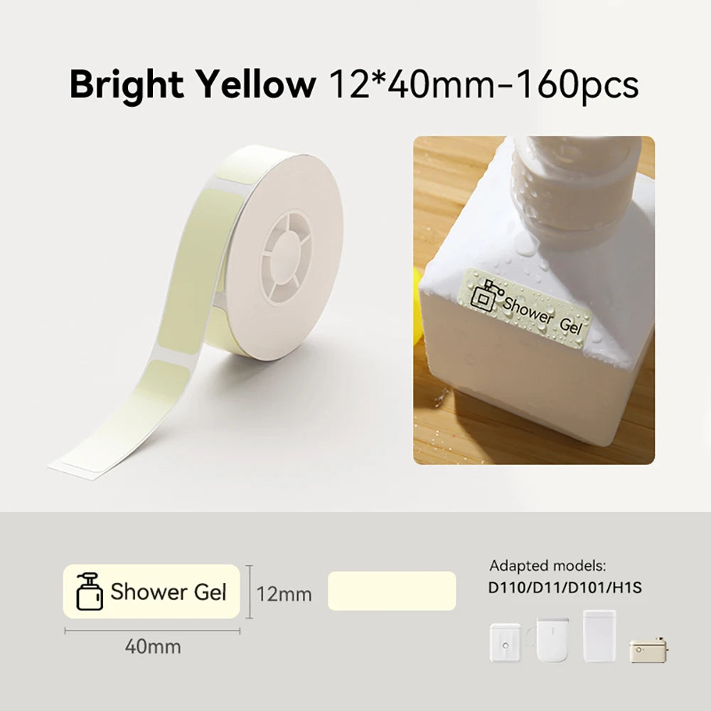 Premium Bluetooth Portable Label Printer – USB Rechargeable & Inkless for iOS/Android