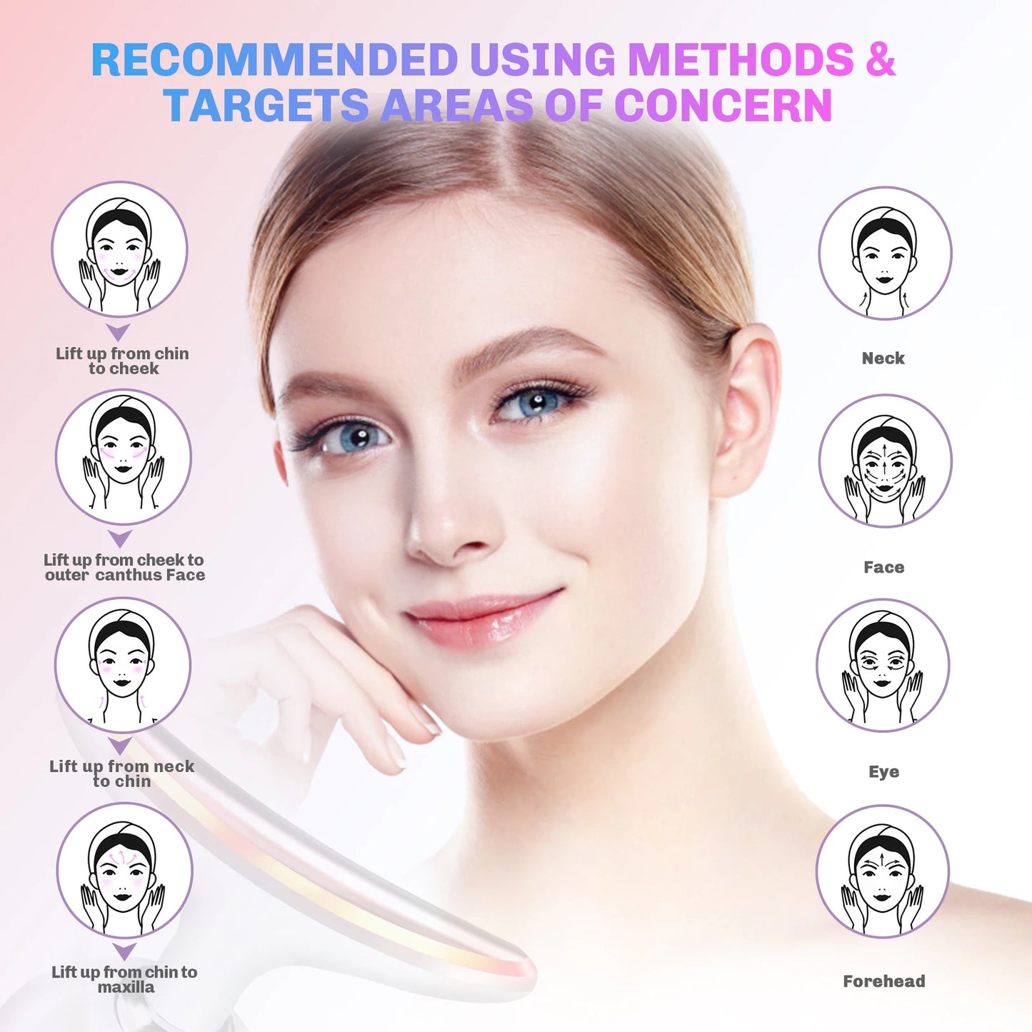 Rechargeable Facial Massager for Lifting & Firming