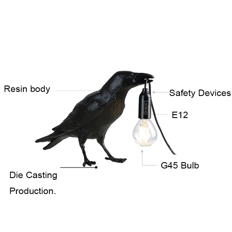Modern Lucky Bird Table Lamp