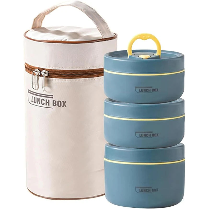 3-Piece Insulated Lunch Container Set