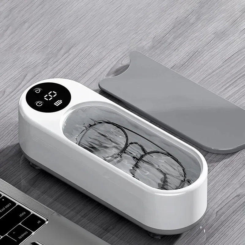 Ultrasonic Glasses Cleaner - Wireless, Multi-Purpose