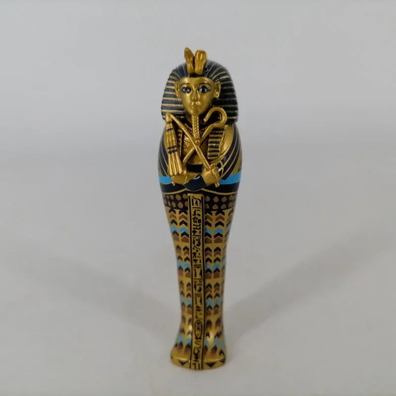 Egyptian Pharaoh Pyramid Statues