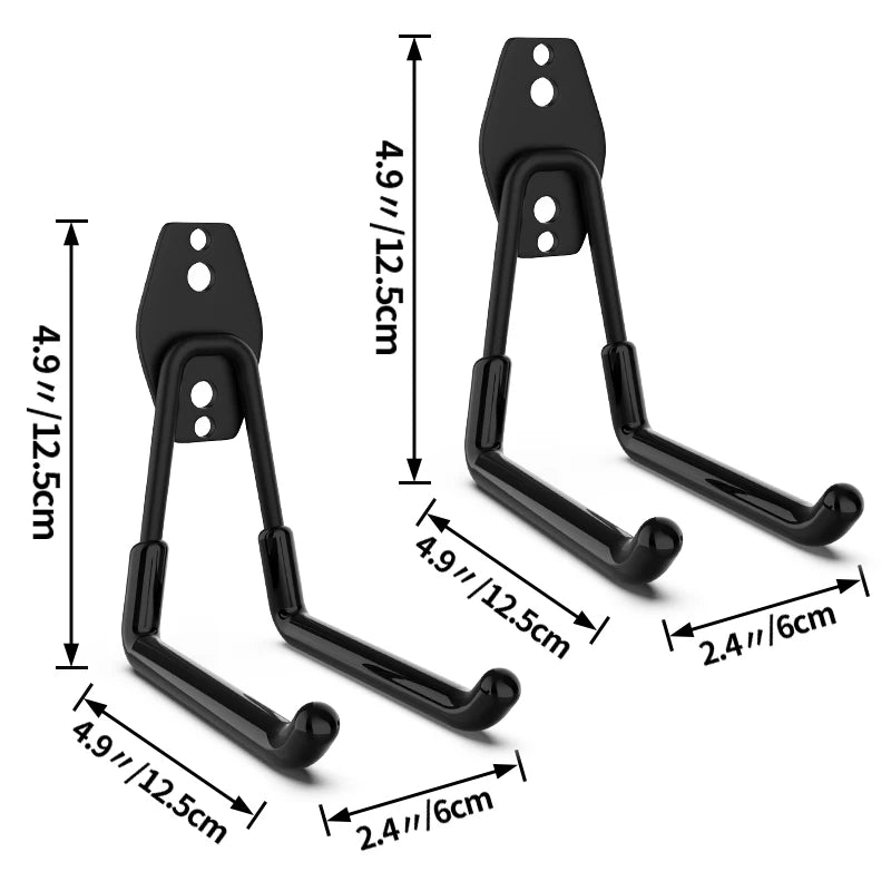 Heavy Duty Garage Hook - Wall Mount Storage